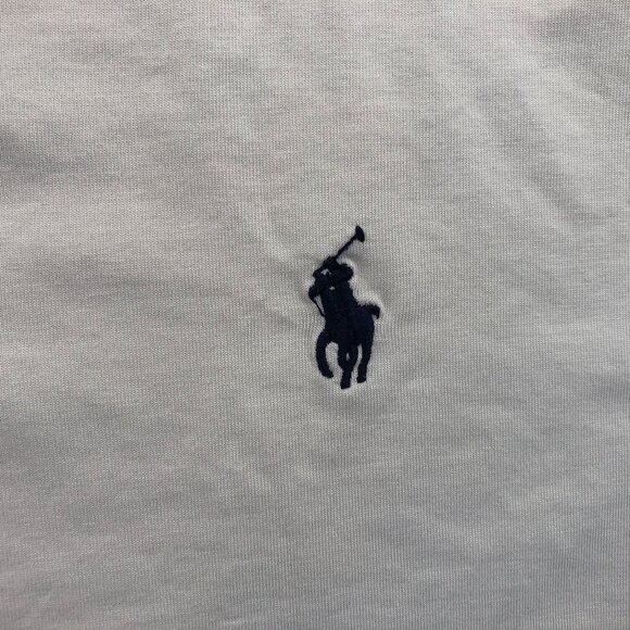 Polo Ralph Lauren Mens Polo Shirt Medium White Classic Golf Travel Short Sleeve - Picture 10 of 16